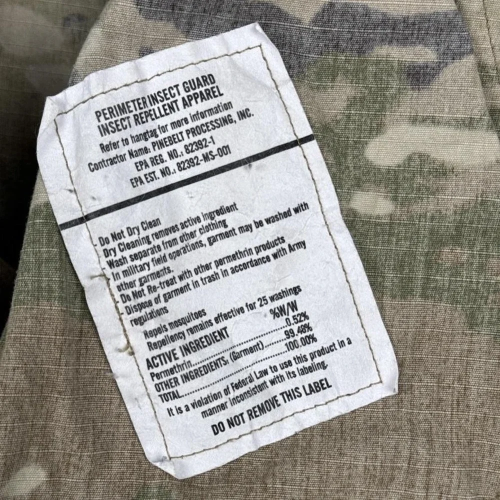 Short Bark Industries Coat Mens Large Camo Army Combat Uniform ACU‎ Ripstop OC - Picture 8 of 13